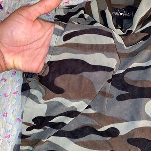 Sleeveless Turtleneck Sheer Camo Bodysuit